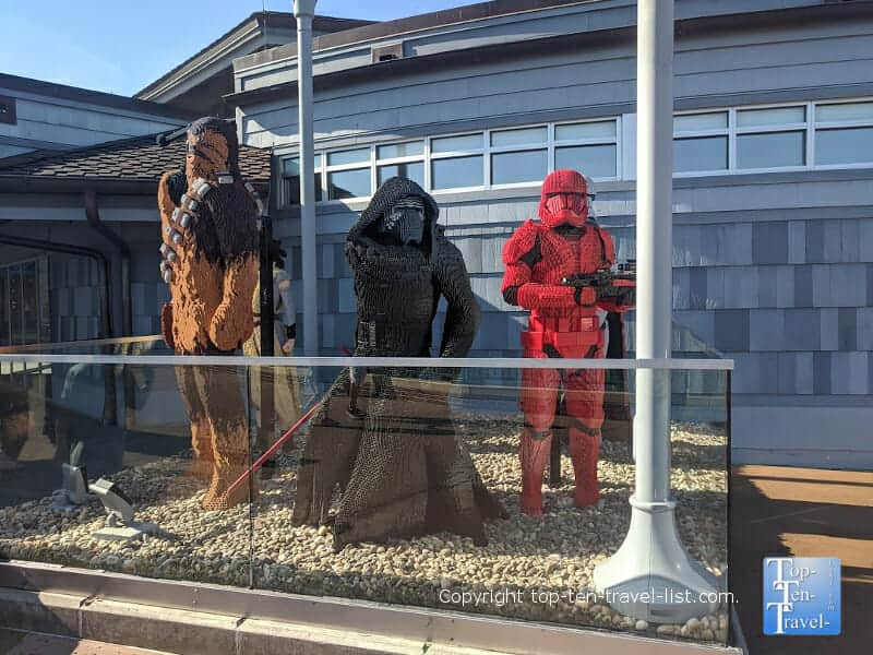 Stars Wars lego figures at Disney Springs in Orlando, Florida