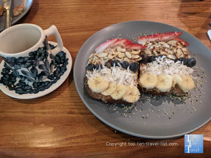 Sweet Toast and Americano at CFS in Orlando, Florida