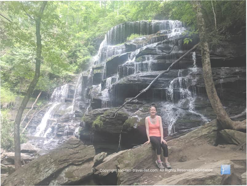 Hiking to Yellow Branch Falls in South Carolina