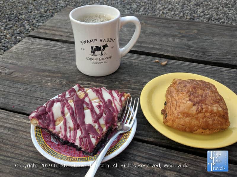 Pastries at the Swamp Rabbit Cafe in Greenville, South Carolina 