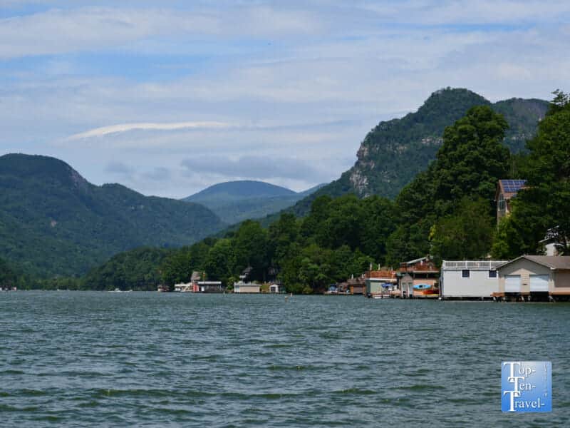 Amazing scenery at Lake Lure in North Carolina