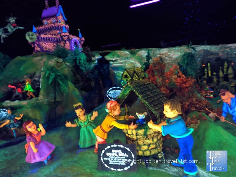 Cow jumped over the moon at Mother Goose Village at Rock City in Lookout Mountain