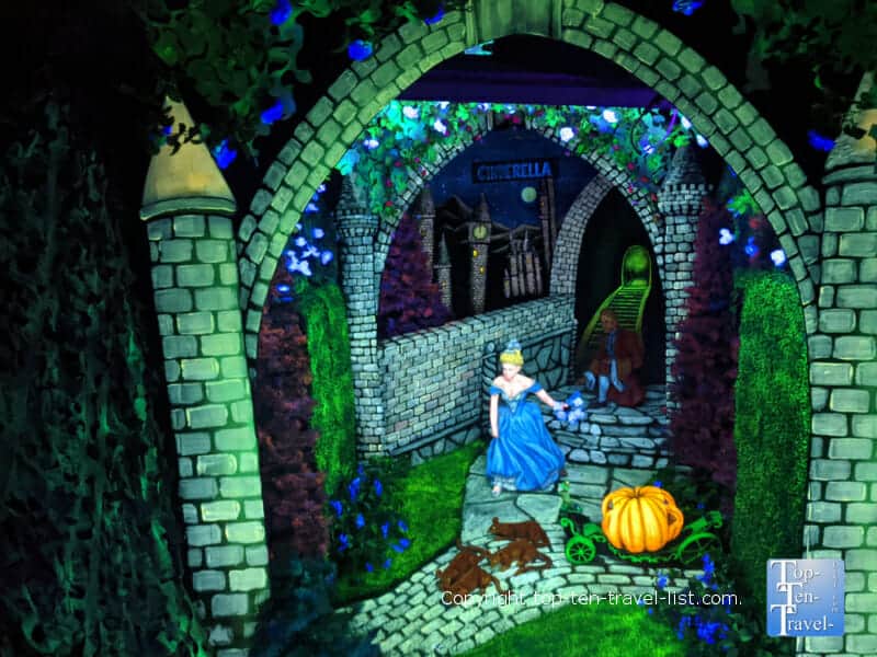 Fairyland Caverns Cinderella scene at Rock City in Lookout Mountain, GA