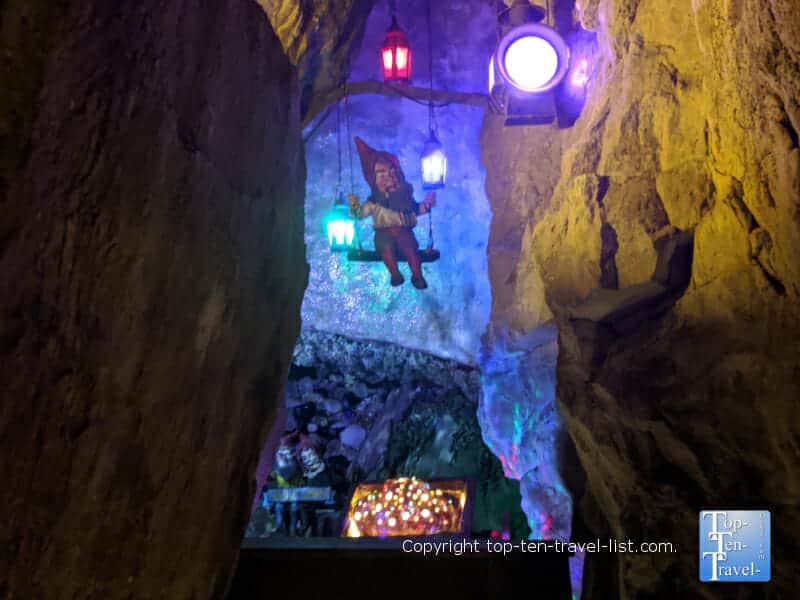 Fairyland Caverns at Rock City atop Lookout Mountain in northwest Georgia