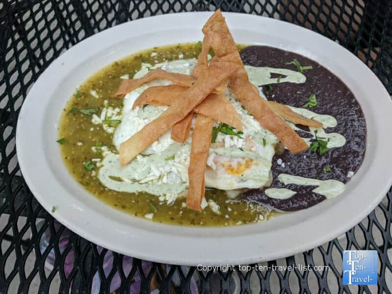 Huevos Rancheros at Abeja's House Cafe in Asheville, North Carolina 