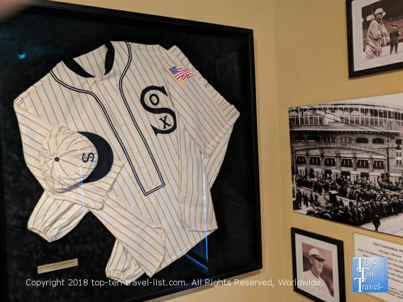 Shoeless Joe Jackson memorabilia in Greenville, South Carolina 