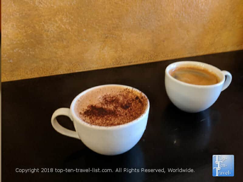 Mocha and Americano at Old Europe