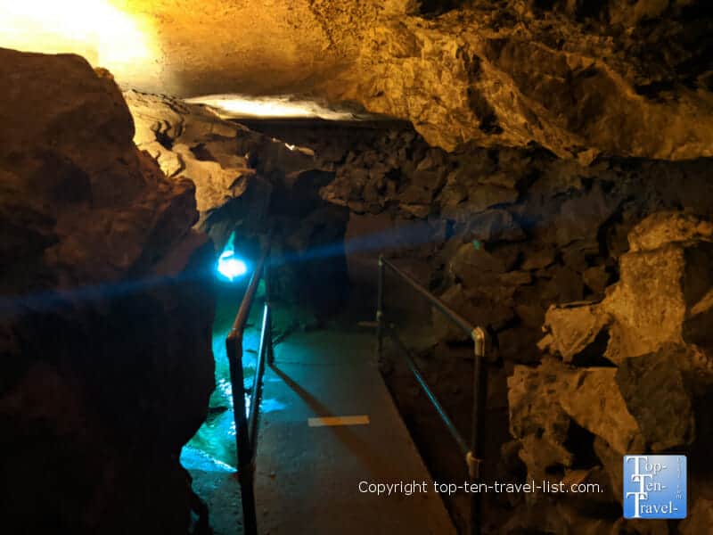 Cave walk to Ruby Falls in Chattanooga, TN