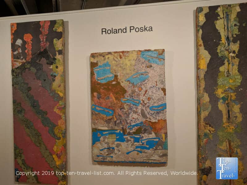 Roland Poska exhibit at the Greenville Museum of Art