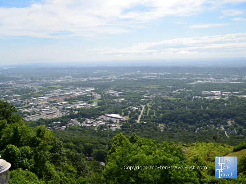 Scenic views from the Incline in Chattanooga