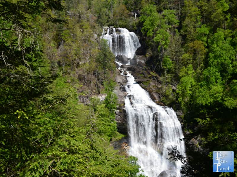 Tallest waterfall in North Carolina 
