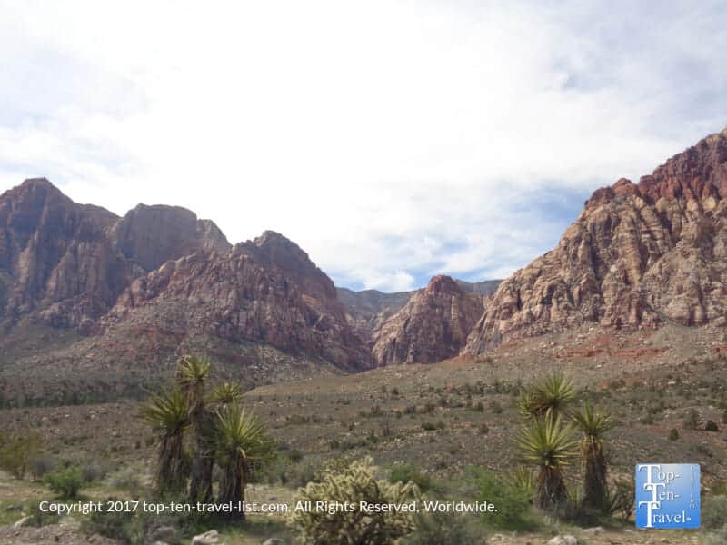 Amazing scenery from the Red Rock Canyon Scenic Drive in Las Vegas