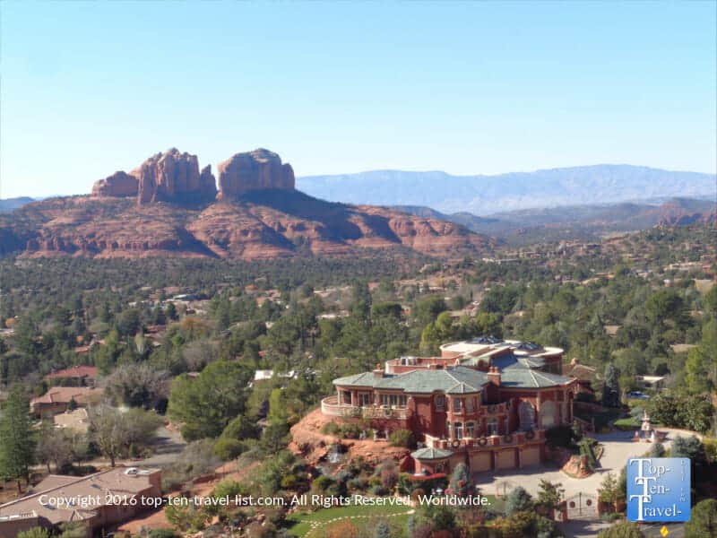 Amazing views from The Chapel of the Holy Cross in Sedona, Arizona