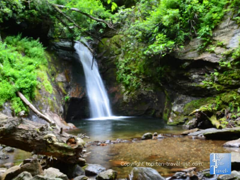 Courthouse Falls in Western North Carolina 