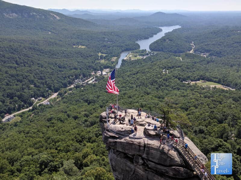 Chimney Rock State Park in Western North Carolina 
