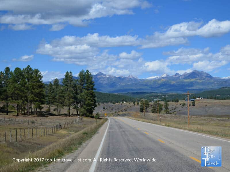 Gorgeous drive in Pagosa Springs, Colorado 