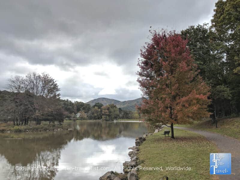 Lake Tomahawk in Black Mountain, North Carolina 