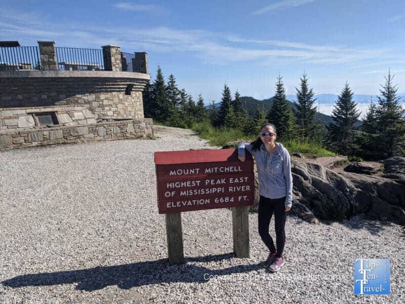 Mt. Mitchell in Western North Carolina - the highest point east of the Mississippi 