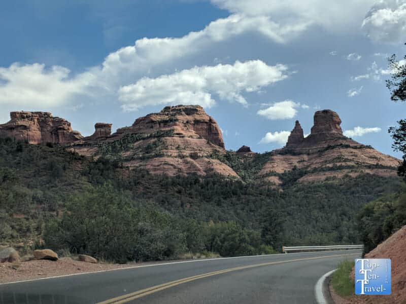 Oak Creek Canyon Scenic drive in Sedona, Arizona