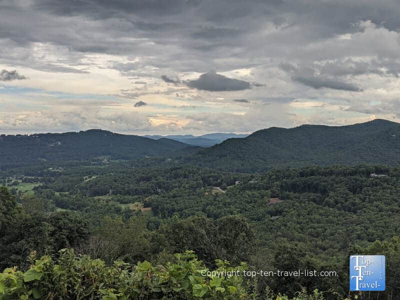 Sleepy Gap overlook along the Blue Ridge Parkway in Western North Carolina