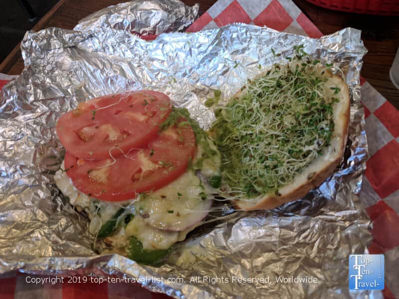 Steamed bagel at Sully's Steamers 