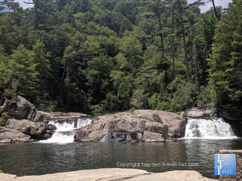 Upper Linville Falls in Western North Carolina 