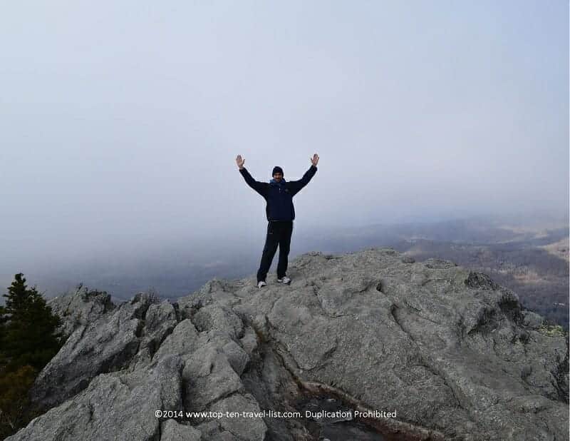 Hiking Grandfather Mountain in Western North Carolina 