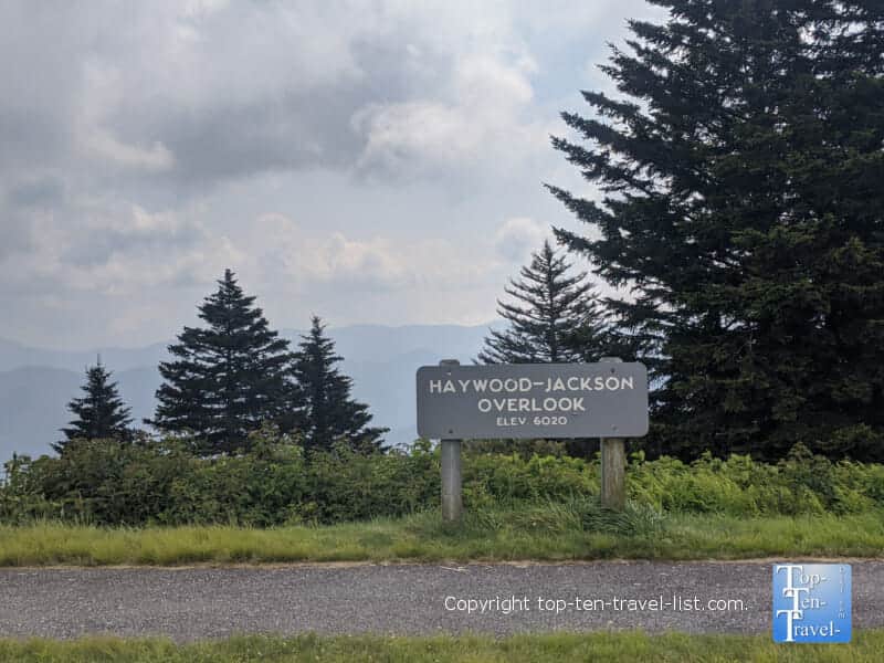 Haywood Jackson overlook sign