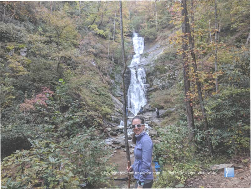 Picture next to Jones Gap waterfall in South Carolina