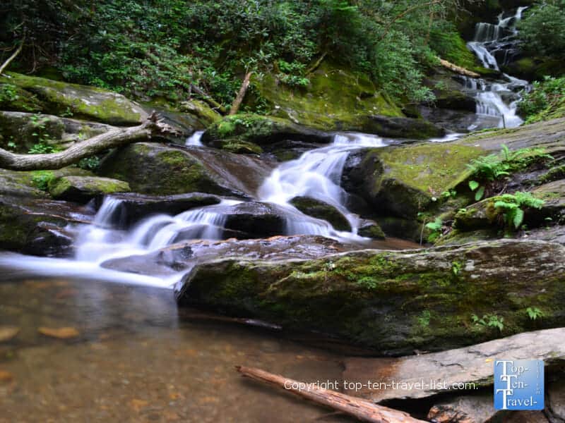 Roaring Fork Falls in Western North Carolina 