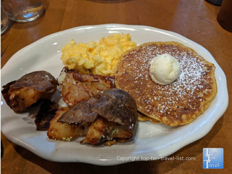 Sweet Potato Pancakes at Tupelo Honey