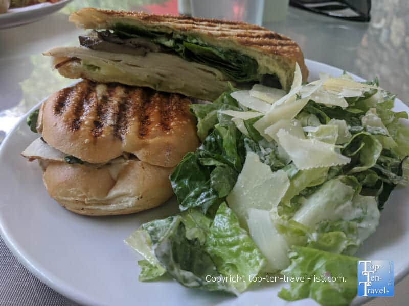 Rosemary Chicken salad wrap at Ivory Road Kitchen in Arden, North Carolina