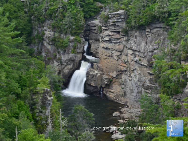 Beautiful Linville Falls in Western North Carolina
