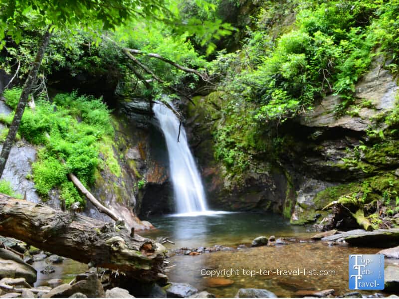 Courthouse Falls in Western North Carolina 