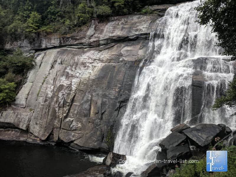 Rainbow Falls at Gorges State park in North Carolina 