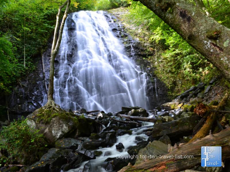 Beautiful Crabtree Falls on the Blue Ridge Parkway