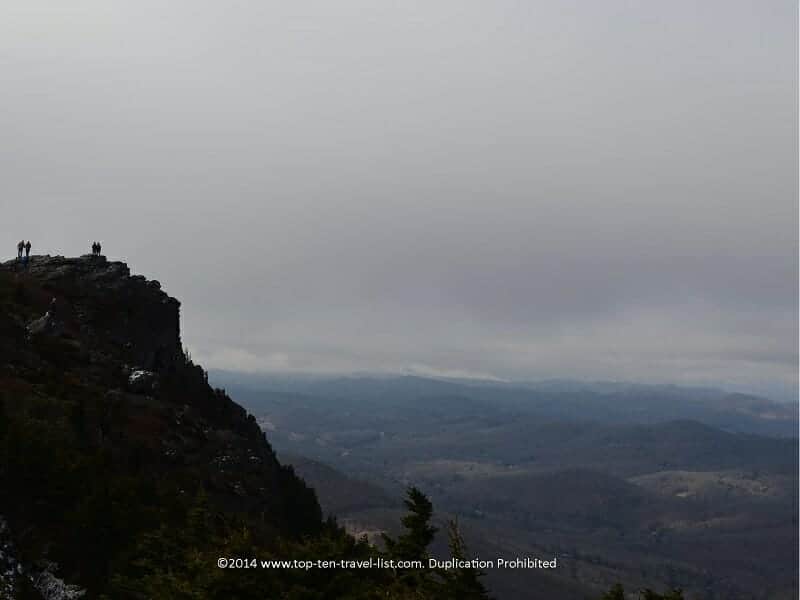 Beautiful views at Grandfather Mountain in Western North Carolina 