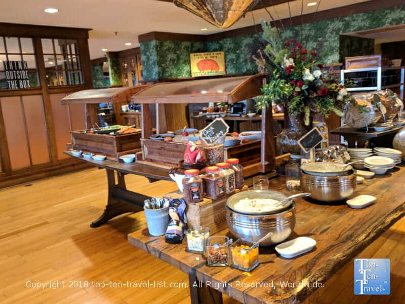 Blue Ridge Buffet at the Omni Grove Park Inn in Asheville, North Carolina 