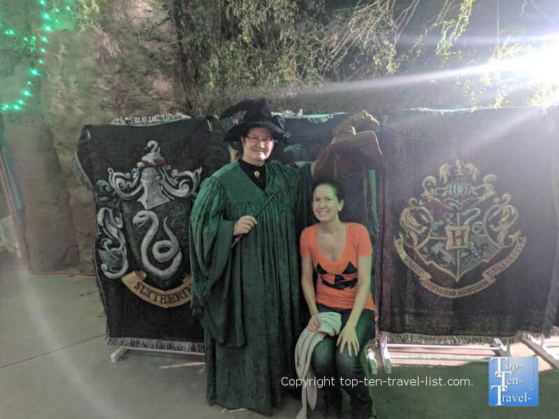 Harry Potter photo opp at the Howl O'Ween event at the Reid Park Zoo in Tucson