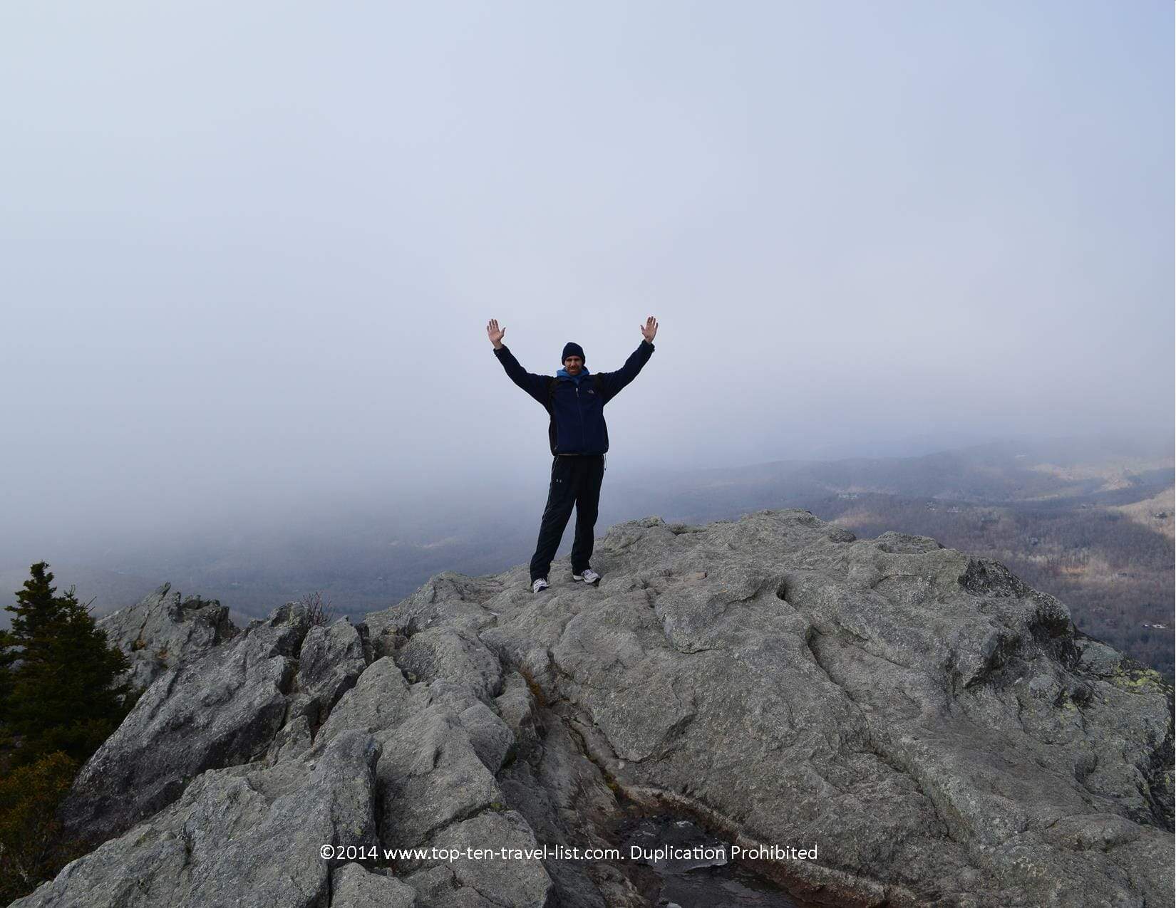 Great photo opp at Grandfather Mountain in Western North Carolina 