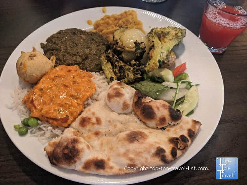 Andaaz Indian lunch buffet in Asheville, North Carolina 