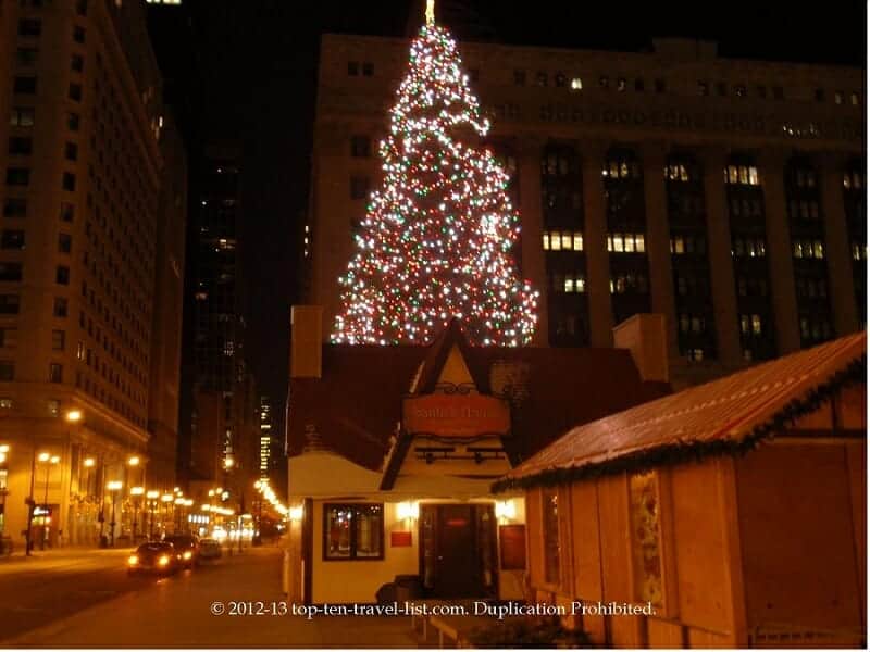 Chicago Christmas tree