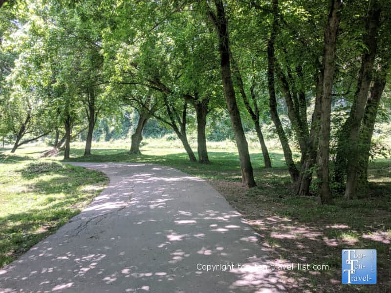 French Broad Greenway in Asheville, North Carolina 