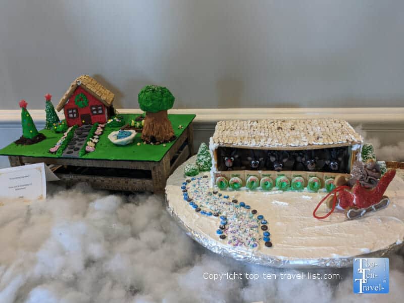 Gingerbread houses at The Ballantyne in Charlotte, North Carolina