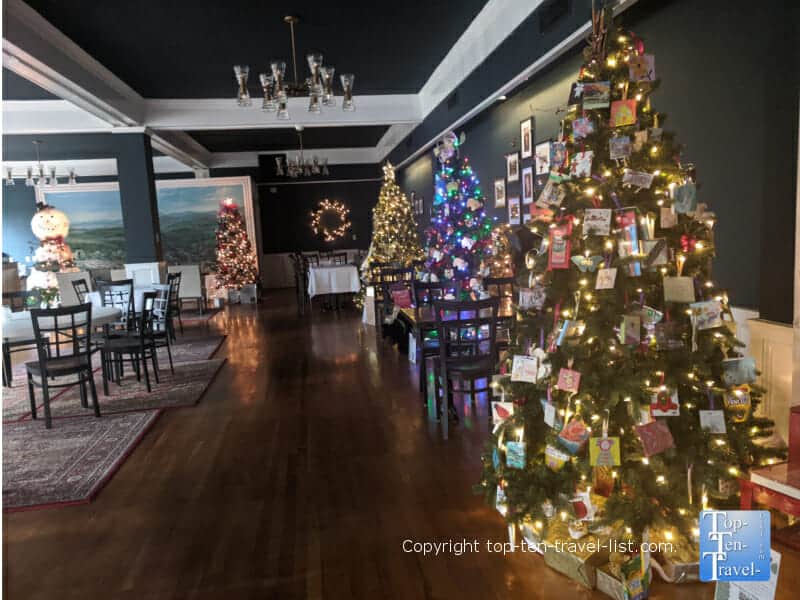 Deck the Trees festival in Black Mountain, North Carolina 