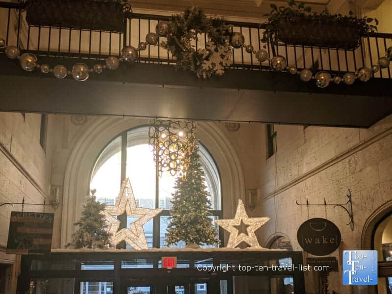 Winter Wonderland at the Grove Arcade in Asheville, North Carolina
