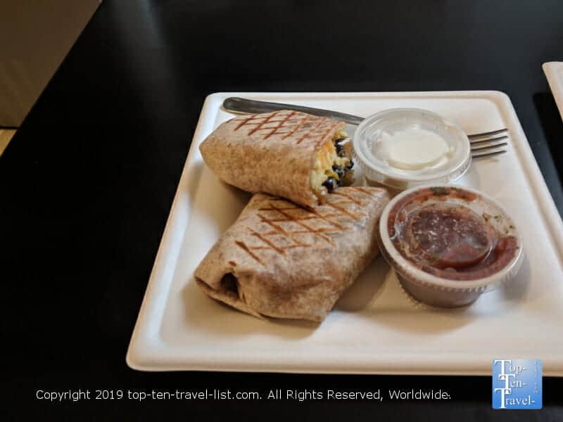 Breakfast panini at Well Bred Bakery in Biltmore Village in Asheville, North Carolina