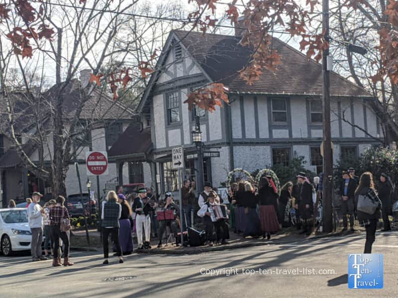 Biltmore Village Dicken's Festival in Asheville, North Carolina 