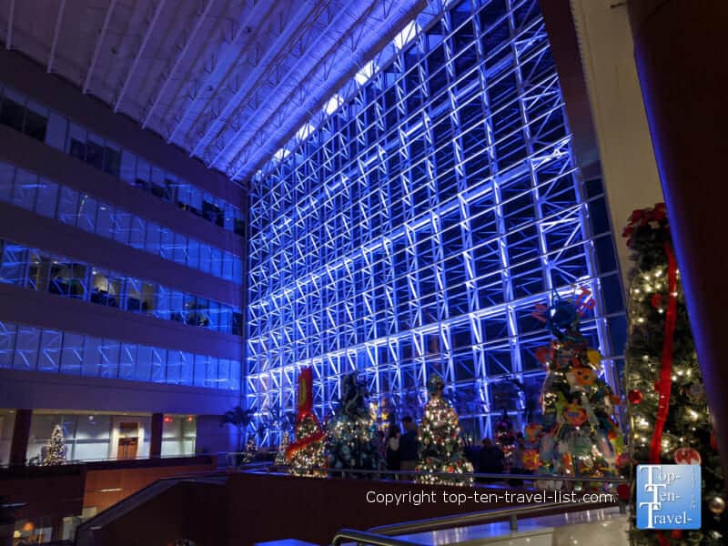 Festival of Trees at the Hyatt Regency in downtown Greenville, South Carolina 