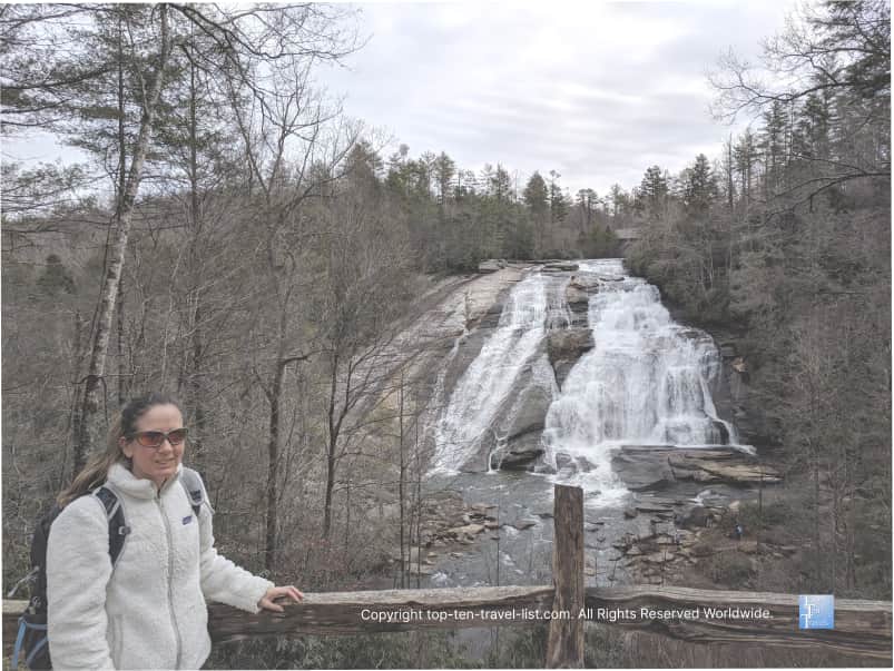 Triple falls in North Carolina